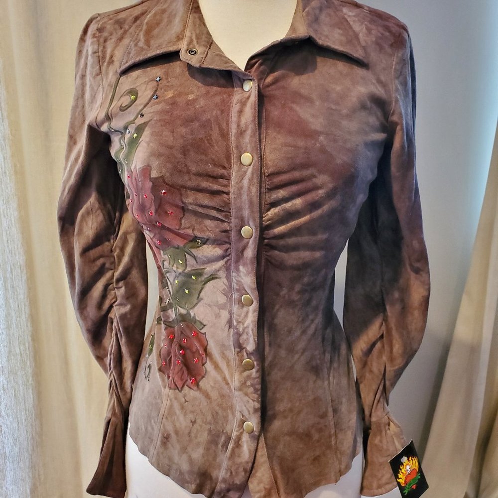 Rocker/Country Chic Top by Love Junkie NWT